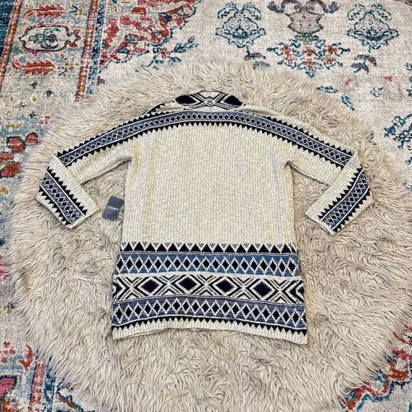 NWT Lucky Brand Aztec Open Cardigan size Medium - Picture 9 of 9